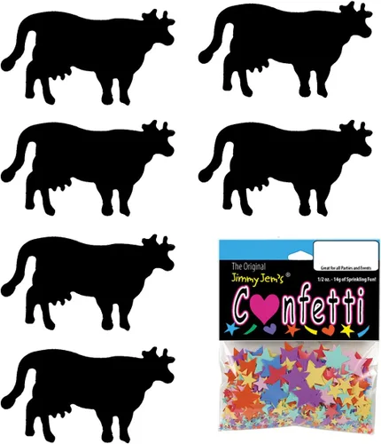 Miniatura 3 de Confeti vaca negro - paquete al por menor #9011 QS0