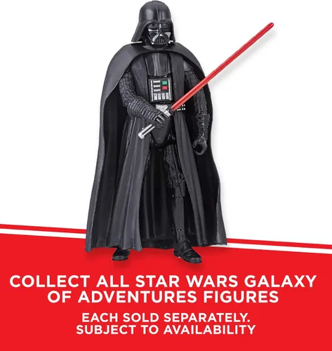 Miniatura 5 de STAR WARS Galaxy of Adventures Darth Vader Figura de acción de 3.75 pulgadas y mini cómic