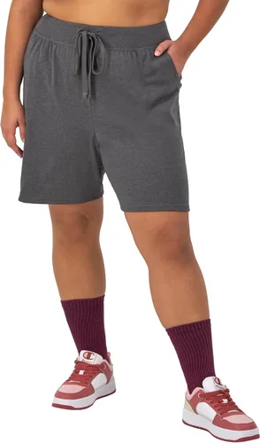 Miniatura 6 de Champion Pantalones cortos de jersey para mujer, pantalones cortos de gimnasio ligeros para mujer, pantalones cortos de jersey para mujer, 5 pulgadas