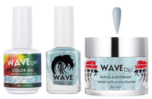 Miniatura 95 de WAVEGEL - Juego de gel de remojo, laca de uñas y polvo acrílico a juego - Colección Simplicity - #P109 Blizzard