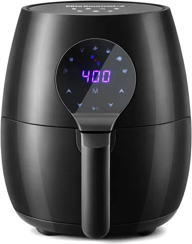 Miniatura 11 de Elite Gourmet EAF2612D Freidora de aire caliente personal de 2.1 cuartos de galón, compacta para ahorrar espacio, programable, cocina saludable sin