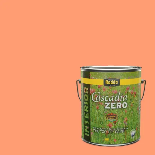 Miniatura 166 de Rodda Paint CASCADIA ZERO - Pintura plana e imprimación para interiores en uno, cuarto de galón, crema de ballet