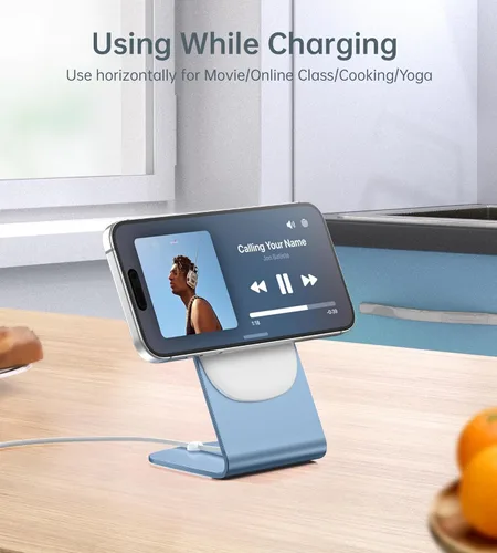 Miniatura 7 de Cargador inalámbrico magnético para iPhone 17/16/15/14/13/12 - Cargador Mag+adaptador USB C de 20 W, soporte de carga inalámbrica rápida con cable
