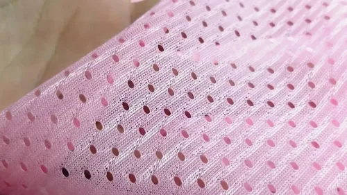 Miniatura 3 de Pico Textiles 1 yarda - Tela de malla de poliéster rosa bebé - Vendido por The Yard - Variedad de colores - Tela de malla atlética duradera, ideal