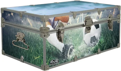 Miniatura 16 de C&N Footlockers Baúl de diseñador – Baúl de almacenamiento con temática deportiva – Disponible en 15 temas diferentes – 32 x 18 x 13.5 pulgadas