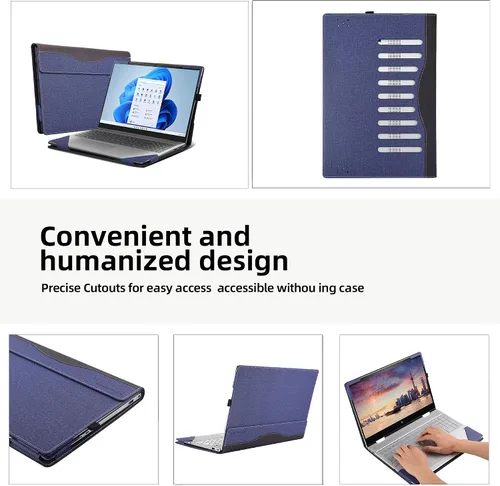 Miniatura 6 de Funda para portátil 2023 Yoga 7i 16 "(Yoga 7 16IRL8 16IAH7 16IAP7 16AHP9 16IM9) Funda desmontable para portátil 2 en 1 (azul)