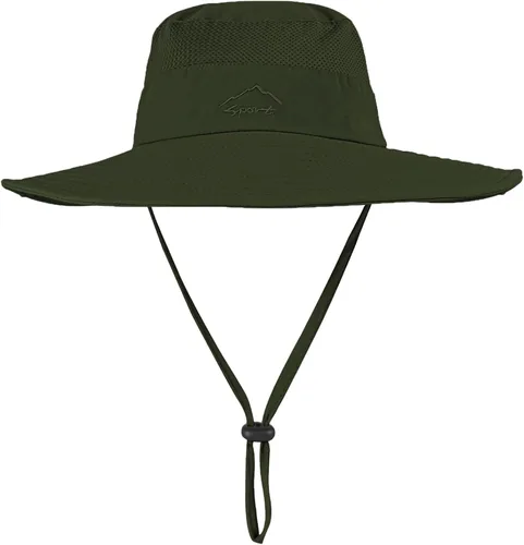 ZOORON Sombreros de sol para hombres y mujeres UPF 50+, sombrero de pescador, protección UV, sombrero Boonie para pesca, senderismo, jardín, safari,