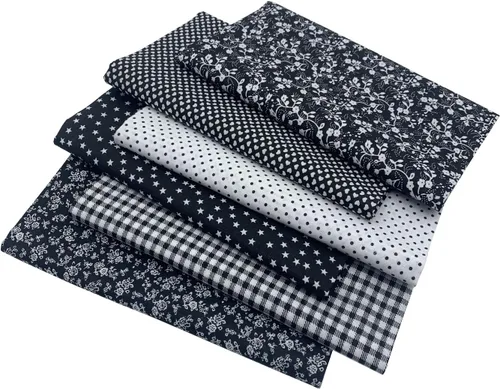 aufodara 6 piezas de 19.6 x 31.4 pulgadas (19.7 in x 31.5 in) de tela de algodón precortada, rectangular, paquete de tela de algodón para
