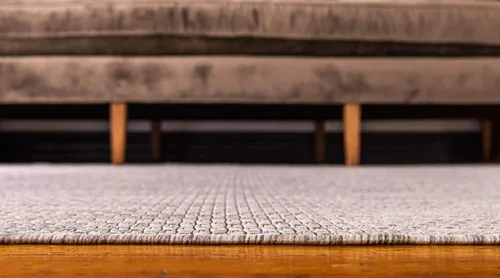 Miniatura 5 de Unique Loom Alfombra tradicional de color sólido, casual de interiores y exteriores, de tejido plano, alfombra color aguamarina 8'0 x 11'4) Beige