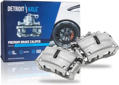 Miniatura 27 de Detroit Axle - 4 pinzas de freno para Honda Element 2003-2011 Pinzas de freno de disco con soportes 2004 2005 2006 2007 2008 2009 2010 reemplazo