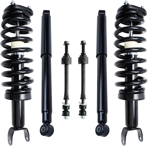 Miniatura 75 de Detroit Axle - Kit de puntales delanteros de 6 piezas para Ford Escape 2014-2019, 2 puntales y muelles helicoidales, 2 enlaces de barra