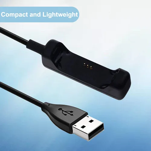 Miniatura 4 de Cable de carga para Fitbit Flex 2, Cable de carga de cargador USB de repuesto para Fitbit Flex 2 (negro)