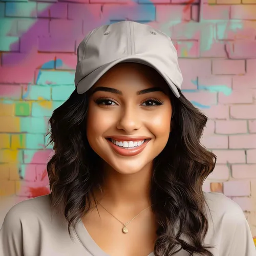 Miniatura 70 de DALIX Gorra de béisbol para papá, lisa, para hombre, mujer, algodón, ajustable, en blanco, sin estructurar, suave