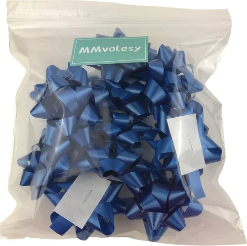 Miniatura 5 de MMvolesy Blue ColoesChristmas - Cajas de confeti para regalo de Navidad, lazos de estrella, esplendoreta, Navidad, día de San Valentín, lazos