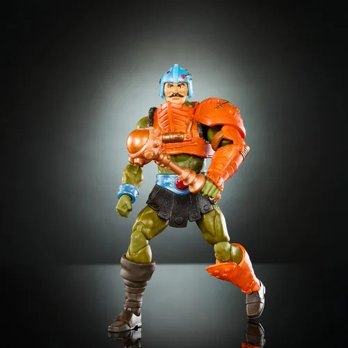 Miniatura 6 de Masters of the Universe Masterverse New Eternia Figura de acción y accesorios, Man-At-Arms Deluxe MOTU coleccionable con 30 articulaciones, 7