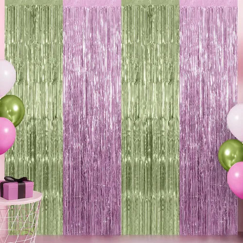 Miniatura 13 de KatchOn, Accesorios para Cabina de Fotos Bola de Discoteca Plateados Paquete de 2 - Decoraciones de Fiesta Discoteca Cortina de Flecos de Papel