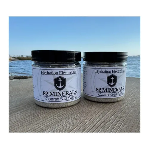 Miniatura 3 de Sal marina gris francesa de 82 minerales Sel Gris grueso cosechado a mano de 4 onzas Sal de acabado mineral y electrolito