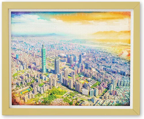Miniatura 12 de Pintoo Rompecabezas de 1000 piezas para adultos – Torre Eiffel hermoso rompecabezas de plástico para decoración del hogar, cero polvo, fácil Torre