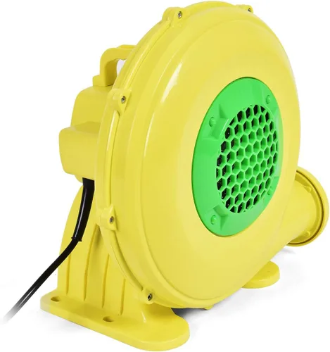 Miniatura 7 de HONEY JOY Soplador de aire, soplador de casa de rebote de 480 vatios de 0.6 HP para inflables, castillo hinchable y toboganes, alambre y estacas