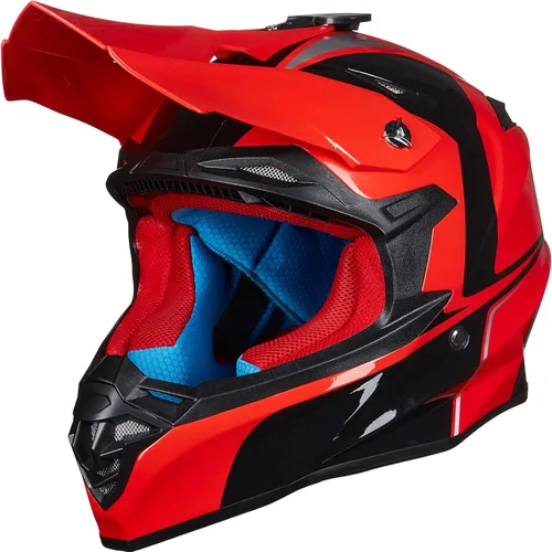 ILM - Cascos de motocross para niños y jóvenes, para bicicleta todoterreno, ATV, con forro supersuave, soporte para cámara, para hombres y mujeres,
