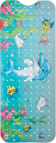 Miniatura 29 de ENKOSI Tapete de baño antideslizante, extra largo de 40 x 16 pulgadas, tapete antideslizante grande para bañera y ducha con ventosas y agujeros