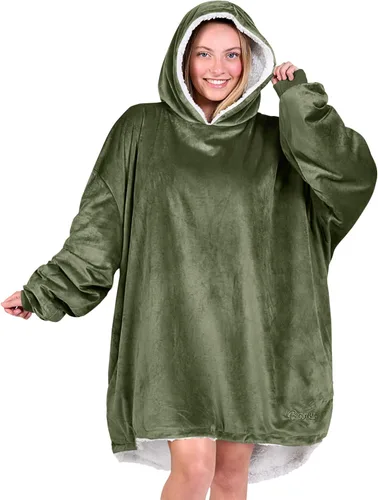 Miniatura 59 de Bare Home B-Cozy - Manta con capucha, para llevar puesta, suave, afelpada, de sherpa, cálida, acogedora, de gran tamaño, disponible en tamaños