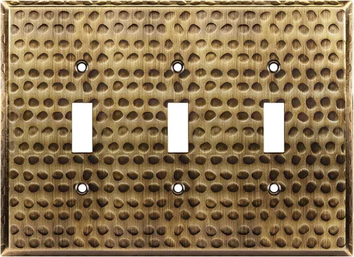 Miniatura 12 de LIDER Placa de Pared de Metal para Interruptor de Luz de Palanca, Cubierta de Interruptor de Acero Inoxidable, Resistente a la Corrosión