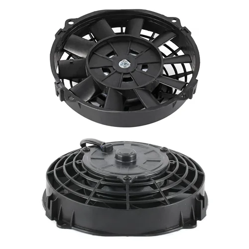 Miniatura 5 de Kit de montaje de ventilador de refrigeración de radiador eléctrico de 7 pulgadas con motor de 12 V 80 W, ventilador delgado universal de alto