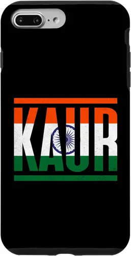 Miniatura 9 de Funda para iPhone XS Max Kaur con apellidos y orgullo familiar con bandera de India