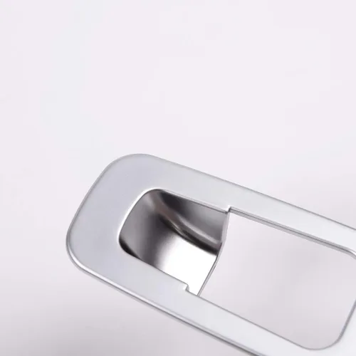 Miniatura 8 de YIWANG para Mercedes Benz W213 E GLC Clase C W205 2015-2020 ABS cromado mate cubierta de freno de mano electrónica
