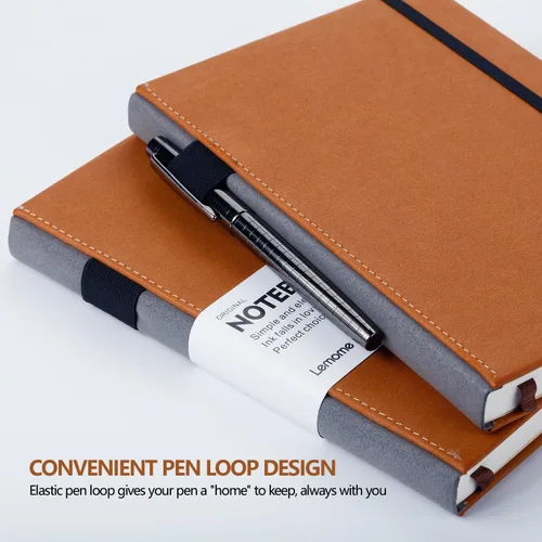 Miniatura 2 de Lemome Cuaderno de bocetos en blanco con papel grueso de primera calidad, regalo divisores, tapa dura, liso, A5, 8.4 x 5.7 pulgadas
