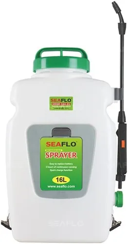 Seaflo Pulverizador de mochila alimentado por batería