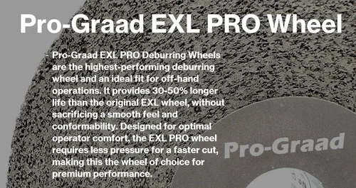 Miniatura 5 de EXL PRO Rueda de pulido de desbarbado convoluto – 6 x 1 pulgada x 1 pulgada 9S de carburo de silicio mediano – grado profesional – Rueda
