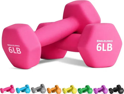 Miniatura 12 de Balelinko Equipo de Gimnasio en Casa, Entrenamiento de Fuerza, Pérdida de Peso, Pesos para Pilates, Yoga, Pesos para Mujeres, Hombres, Personas