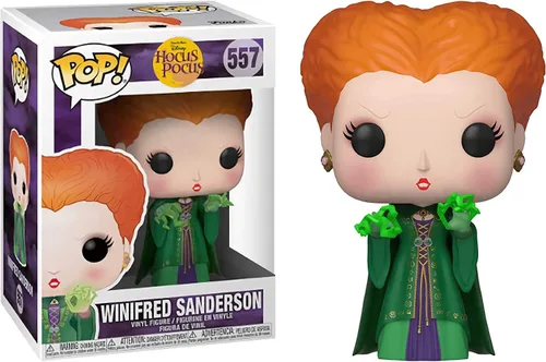 Miniatura 7 de POP Disney: Hocus Pocus – Winifred Sanderson con hechizo mágico Funko Pop! Figura de vinilo (incluye funda protectora compatible con caja Pop Box)