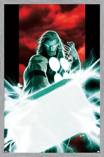 Miniatura 12 de Trends International Marvel Comics - Thor - Mjolnir Wall Poster, 14.725" x 22.375", Premium Unframed Version Versión premium sin marco