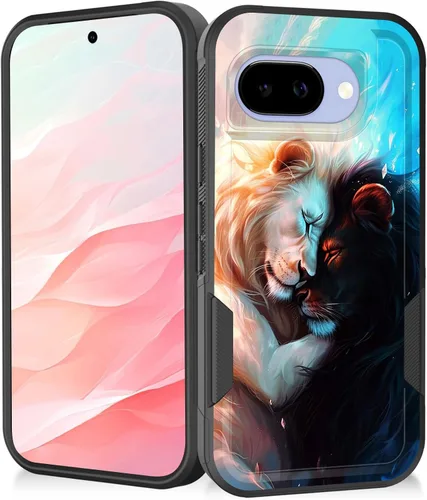 Miniatura 124 de Funda para Pixel 7a, resistente de doble capa híbrida de policarbonato duro de goma suave a prueba de golpes para Google Pixel 7A 6.1 pulgadas
