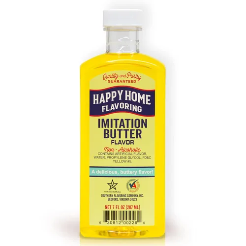 Miniatura 14 de Happy Home Sabor de vainilla de imitación transparente, sin alcohol, certificado Kosher, 7 onzas.