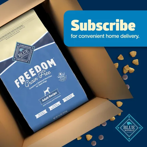 Miniatura 11 de Blue Buffalo Freedom - Alimento seco natural para perros adultos, sin granos, pollo, 24 libras