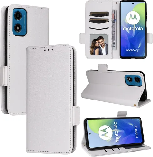 Miniatura 222 de Funda de piel sintética compatible con Motorola Moto E22 4G, funda de piel sintética compatible con Motorola Moto E22i 4G, color negro