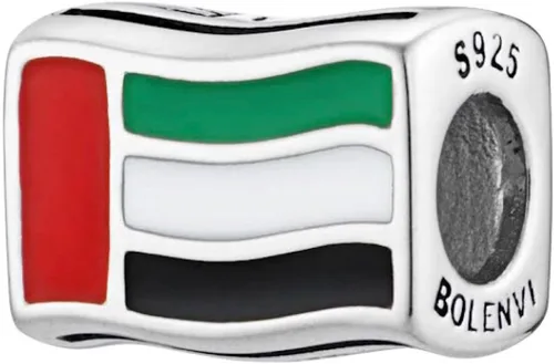 Miniatura 61 de Bolenvi Banderas Travel Country, dijes para el día de la madre, plata de ley 925 para pandora y pulseras o collares similares, joyería para mujeres