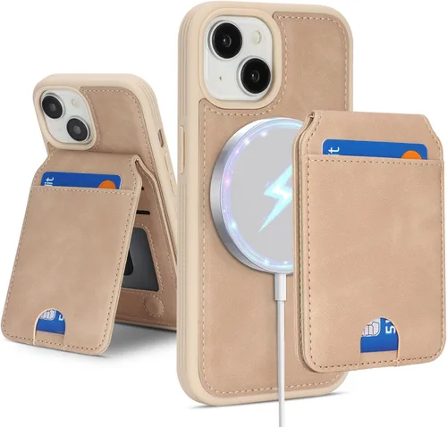 Havaya Funda MagSafe compatible con iPhone 14 Pro Max con tarjetero - Funda magnética desmontable 2 en 1 - Ranuras para tarjetas de crédito de carga