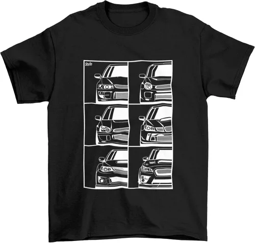 Miniatura 34 de Subie Generation Cars - Camiseta de manga corta para adultos, mecánico japonés de carreras, regalo para amantes de los automóviles, entusiastas