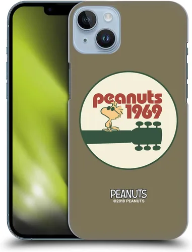 Miniatura 110 de Head Case Designs Funda rígida con licencia oficial de Peanuts Snoopy Woodstock Far Out Woodstock 50th compatible con Apple iPhone 15 Plus