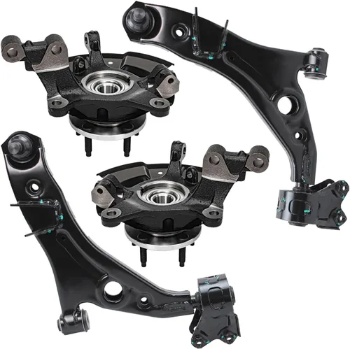 Miniatura 133 de Detroit Axle - Kit de 4 brazos de control delanteros para Ford Mustang 05-10, 2 brazos de control inferiores, 2 puntales 2005 2006 2007 2008 2009