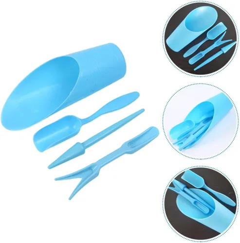 Miniatura 4 de Abaodam Succulent Planting Tools Kit PP Garden Hand Tool Set for Indoor Transplanting Digging Soil Loosening Succulent Care Accessories Blue