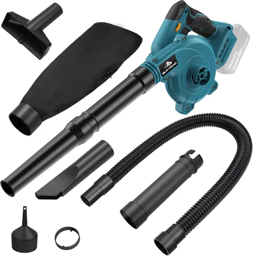 Miniatura 8 de Soplador de hojas inalámbrico para batería Dewalt de 20 V máximo, soplador de aire eléctrico para el lugar de trabajo con motor sin escobillas, 6