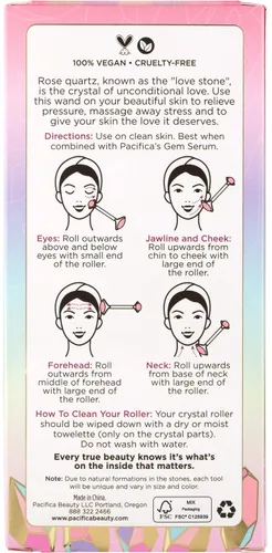 Miniatura 3 de Pacifica Future Youth Rodillo Facial de Acero Inoxidable – Masajeador Facial Dual de Enfriamiento Gua Sha para Esculpir, Contornear y Reducir