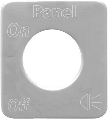 Miniatura 10 de GG Grand General Placa de interruptor de luces de baliza de acero inoxidable 68602 para Kenworth