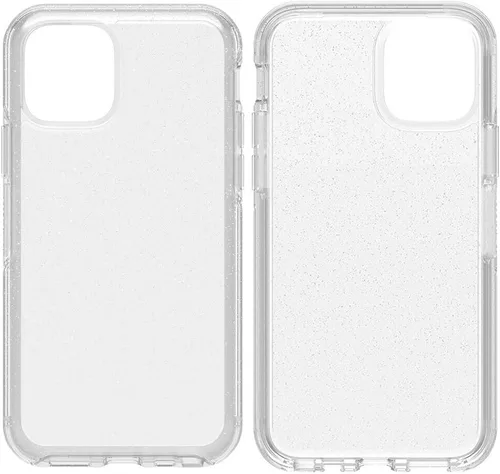 OtterBox Symmetry Clear Series - Funda para iPhone 11 Pro, polvo de estrellas (escamas plateadas/transparente)